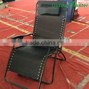 Patio Reclining Folding Oversized Beach Lounge Chair thumbnail-6