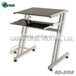 Glass Computer Desk thumbnail-1