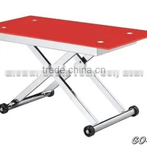 Modern Designs Metal Center Table, Stainless Steel Folding Dining Table thumbnail-5