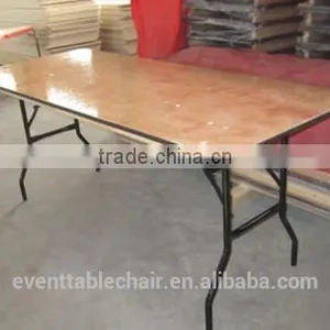6ft Rect Plywood Banquet Folding Table thumbnail-3