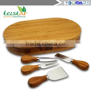 Factory Direct Sale 5 PCS Cheese Knife Chopping Block Cheese Board thumbnail-5