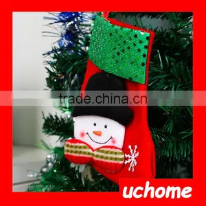 UCHOME China Supplier Wholesale Good Quality Christmas Decorative Socks,New Design Christmas Gift Sock thumbnail-1