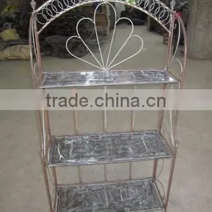Iron Metal Stainless Flower Shelf & Shoes Shelf JY12001-12003 thumbnail-2