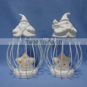 Owl Decorations Porcelain With Iron XMAS Decorations thumbnail-6