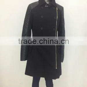 Long Fashion Jacket for Women Wool Jacket thumbnail-1