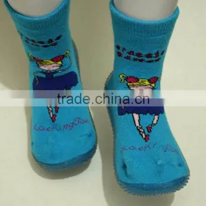 Custom Rubber Sole Socks Girls thumbnail-4
