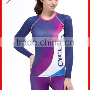 2015 OEM High Performance Compression Wear,custom Compression Shirts,ladies Tight Wear thumbnail-4