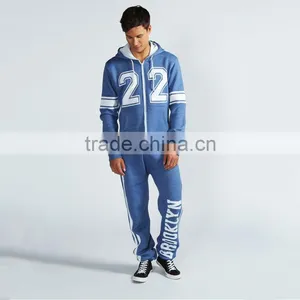 Wholesale High Quality 100 Cotton Fleece Hooded Xxxl Onesie for Men thumbnail-1