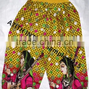 COTTON PRINTED TROUSERS thumbnail-6