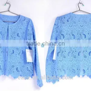 Custom Design 2016 Shirt Blouse Long Sleeve Woven Ladies Simple Blouse thumbnail-1