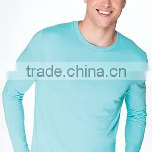 Next Level Apparel Men's Tri-Blend Long Sleeve Tee - Made From 50% Polyester, 25% Cotton and 25% Rayon. thumbnail-1