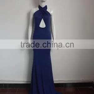 Wholesale Sexy Satin Bare Back Long Western Gowns Party Dresses thumbnail-3