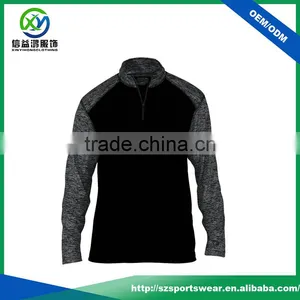 Best Price Contrast Color Lightweight Polyester Cation 1 4 Zip Pullover Sweatshirt thumbnail-1