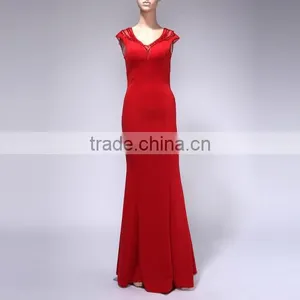New Sexy Red Wedding Evening Dress Wholesale thumbnail-6