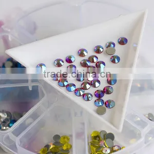 NHF 2058 Ss20 CrystalAB Chaton Flat Back Glass Rhinestones Beads thumbnail-6