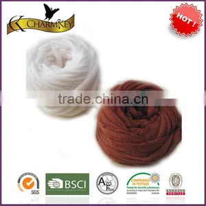 Knitting Tape Yarn for Scarf Polyester Fiber thumbnail-1