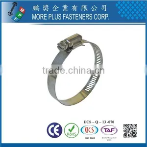 Made in Taiwan Metal Black 1/2 Inch Band Amercian Schlauchklemmen Hose Clamp thumbnail-2
