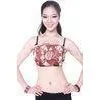 Floral Embroidered Belly Dance Tube Top Bra For Women In Dance Performance / Practice thumbnail-1