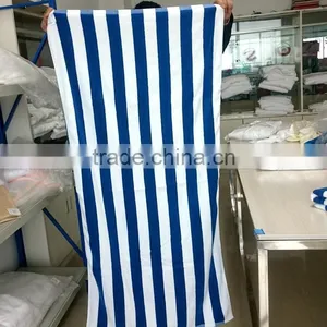 Velour Stripe Bath Towel thumbnail-3