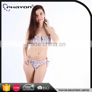 < OEM> New Image Full Size Transparent Deep v Cut Thong Bikini Swimwear thumbnail-2