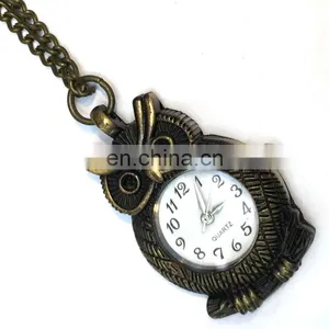 Vogue Women's Cute Owl Pendant Necklace Watch thumbnail-4