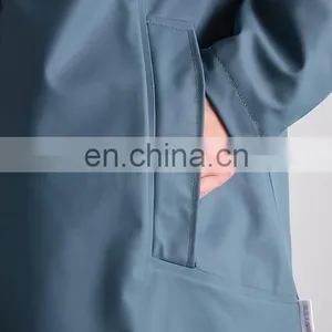 100% Polyester Lightweight Waterproof Hooded Jacket thumbnail-5