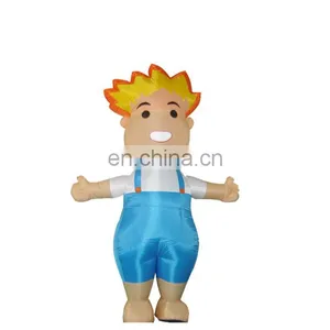 HI High Quality Human Size Advertising Inflatable Spaceman Movie Cartoon for Sale thumbnail-6