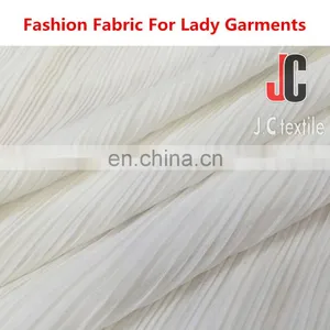 100% Polyester ITY Pleated Chiffon Fabric Ity Print Chiffon Fabric thumbnail-3