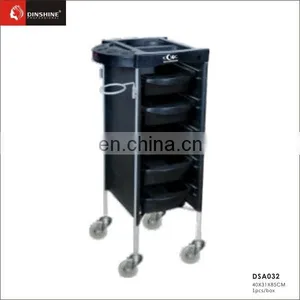 Four Wheels Salon Furniture Beauty ABS Plastic Salon Trolleys thumbnail-6