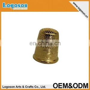 2015 Tourism Market Latest Top Quality Custom Design Metal Gift Brass Thimble thumbnail-1