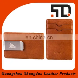 Verified Suppliers Excellent Handmade Money Clip Leather Wallet thumbnail-1
