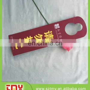 Custom Printing Plastic Hanger Hotel Room Door Plastic Hanger thumbnail-5