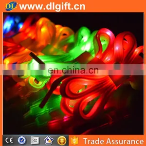 Nylon Material Led Shoelaces Light , Bilking Led Running Shoelaces thumbnail-2