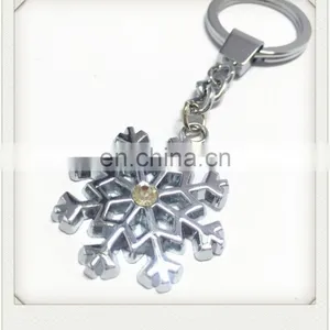 Fashion Rhinestone Metal Custom Shape Keychain thumbnail-1