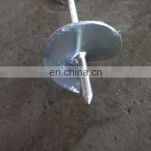 Ground Screw Pile Earth Pole Helix HDG Forging Screw Anchor thumbnail-5