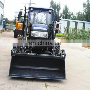 Tractor 504 With Front Loader and Backhoe thumbnail-5