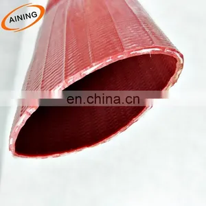 6 Inch Pvc Irrigation Lay Flat Hose Orange 4 Bar Working Pressure thumbnail-1
