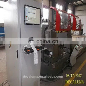 CNC 3 Axis Double Head Precision Cutting Saw Window Making Machine for Aluminum Profile With High Quality and Competitive thumbnail-3