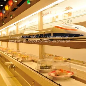 Stainless Steel Beautiful Color No Noise Customized Sushi Conveyor Belt thumbnail-1
