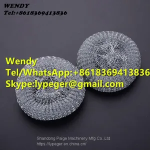 0.2mm Wire Galvanized Steel Mesh Scourer Knitting Machine thumbnail-3