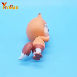 Customized Cute Fox Plastic Action Model Figures Toy for Collect thumbnail-5