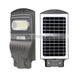 Outdoor Led Solar Panel Street Lamp 20w 40w 60 w LED All in One Solar Led Garden Street Light With Pole thumbnail-4