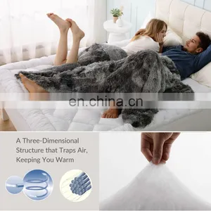 Premium Healthy Smooth Waterproof 500GSM Thicker Bed Bug Hotel Topper Mattress Pads thumbnail-4
