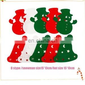 DIY Felt Christmas Tree With Hanging Ornaments, Xmas Gifts for Kids Christmas Decorations thumbnail-2