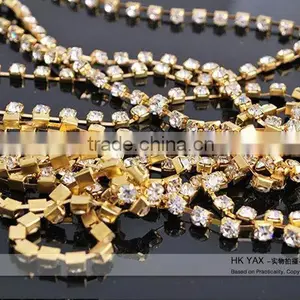 0108L China Supplier Trims Chain Bridal Beaded;beaded Trims Bridal Trims;bridal Beaded Trims Chain thumbnail-2
