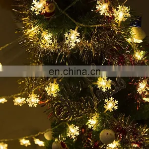 2020 Hot Sell Festival LED Lights Romantic Fairy Snow LED String Lighting For Holiday Wedding Garland Party Decoration thumbnail-2