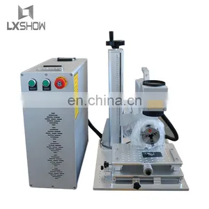 Stainless Steel Copper Brass Silver Gold 20w Fiber Jewelry Ring Rotary Laser Marking Engraving Machine for Metal in Germany thumbnail-2