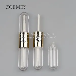 Zoemir Clear Custom Empty Double Tube Lip Gloss Tube thumbnail-1
