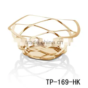 Mirror Finished Stainless Steel Fresh Fruit Dish thumbnail-1