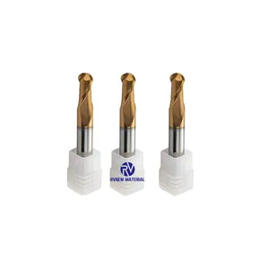 RV 55HRC Ballnose End Mill 2flutes Carbide Tungsten CNC Cutter thumbnail-1